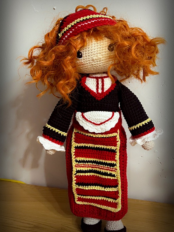Doll in folk costume