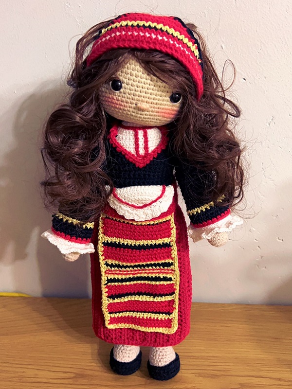 Doll in folk costume
